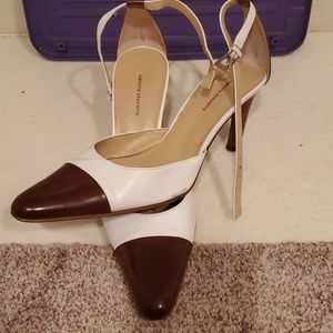 Valerie Stevens bi color heels